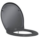  Rask Frigjøring Toalettsete Antrasitt 44.8 X 37.3 4.2 Cm