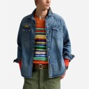 Ralph Lauren Embroidered Denim Western Shirt Kelley