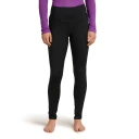 Icebreaker Women's Merino 200 Oasis High Rise Leggings Black XS