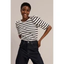 Munthe Dame Topper Hvit 2XS,