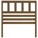vidaXL Sengegavl honningbrun 96x4x100 cm heltre furu
