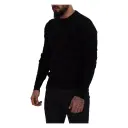 Dolce & Gabbana Herre Strikkevarer Svart M,