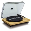 Lenco L-30 Halvautomatisk Platespiller med USB - Brun