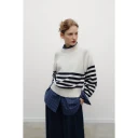 The New Society Dame Strikkevarer Hvit L,