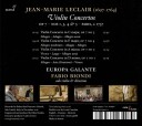 Leclair Biondi EUROPA GALANTE  Jeanmarie Leclair: Violin Concertos Op 7  CD