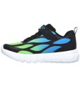Skechers Sko m. Lys Dezlo Svart/Blå/Lime 31 Blinkende sko