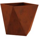 vidaXL Plantekassed Rusten 40 x 40 x 40 cm Cortenstål