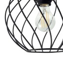 Lindby taklampe Danika Ø 25 cm svart metall