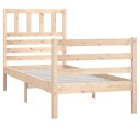 vidaXL Sengeramme heltre 75x190 cm 2FT6 Small Single