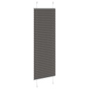  plisségardin sort 45x100 cm Stoff Bredde 44,4 Polyester