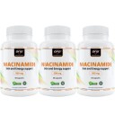 3 pack Niacinamide Vitamin B3 500 mg 3 x 60 kapsler