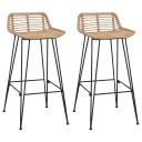vidaXL Barstol 44 x 46 x 91 cm Stangjern Dia, 10mm
