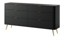 Walia Kommode 173 cm   Svart