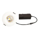 Sabina LP Fast 230V 5,4W 3000K Ra90 400lm IP44 matt hvit rund