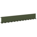 vidaXL Gjerdekant 10 pcs 102 x 15 x 4 cm Stål Olivengrønn