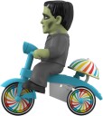 Universal Monsters  Super Cycles  Frankenstein Black with Blue Trike