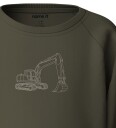Name It Genser   NmmVaglan   Olive Natt/Gravemaskin   Name It   5 år (110)   Genser Armygrønn Grønn