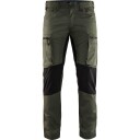 Blåkläder Servicebukse stretch Militærgrønn/Svart C62