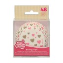 Funcakes Muffinsformer Hjerter Rosa Og Beige Pk/48 