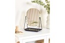 Sminkspegel Beliani Correze Guld/svart GOLD\|\|Black  