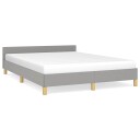  Sengeramme uten madrass lysegrå 180x200cm Super King stoff