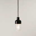 Ifø Electric Ohm Pendel 100/215 - Svart/Klart glass