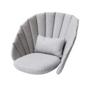 Cane line Peacock Loungestolpute i lys grå Light Grey