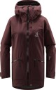 Haglöfs Lumi Insulated Parka Women XS, Burgundy Brown