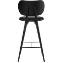 Mater The High Stool Backrest BarstoSvart Lakkert Bøk