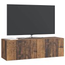  Vegghengt TV skap Gammelt tre 98 x 31 x 30 cm Konstruert tre