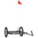  Sykkelhenger svart 135x68x37 cm jern