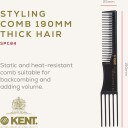 Kent Brushes Style Professional Styling and Lifting Comb