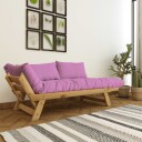 Zylar 2 seters Sovesofa   Rosa/Natur