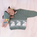 Bluum Strik Strikkegenser Kanin - garnpakke i Bluum Pure Eco Baby Wool