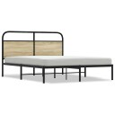  Sengeramme uten madrass sonoma eik 150x200 cm konstruert tre 8721158563545