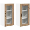  Kjøkkenskap 2 pcs Artisan Eik 40 x 31 x 80 cm Konstruert tre