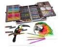 Nassau Art set 145 pcs in metal box - black