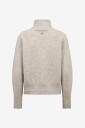MOS MOSH   Kardigan MMThora Knit Zip Cardigan   Beige