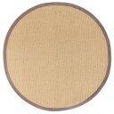 Runde tepper sisal   Agave natur/brun Størrelse: Ø 200 cm