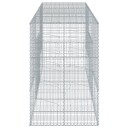  Gabionkurv med deksel 300x100x150 cm galvanisert jern
