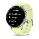 Garmin Venu 4 45mm Sølv/Sitrongul