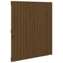 vidaXL Veggmontert hodegavl honningbrun 95,5x3x110 cm heltre furu