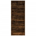  Garderobe røkt eik 80x50x200 cm konstruert tre 8721158340696