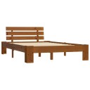 vidaXL Sengeramme honningbrun heltre furu 120x200 cm