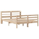  Sengeramme med hodegavl 140x200 cm heltre furu 3306645