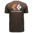 Black Diamond Faded SS T-skjorte for menn i økologisk bomull - Basalt
