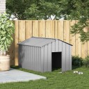  Hundehus Med Tak 113X153X101 cm Galvanisert Stål