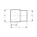 Bahco A6800SM-10 Sekskanthylse 1/4", lang modell 10 mm, Håndverktøy