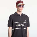 Fred Perry Fp Graphic Polo Shirt Grey L