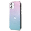 Dėklas Guess Guhcp12s3d4ggbp Iphone 12 Mini 5,4" Mėlyna-Rowy/Mėlynas&Pink Hardcase 4G 3D Pattern Collection